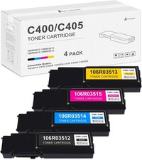 Compatible w/ Xerox 106R03512-15 Toner Set VersaLink C400 C405 4-Pack High Yield picture