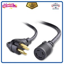Cable Matters 30 Amp to 50 Amp RV Adapter 1.5ft Black picture
