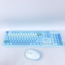 Wireless Keyboard and Mouse Mixed Blue picture
