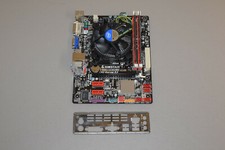Biostar H61MGC Motherboard Combo i3-2100 Dual Core HT 3.1GHz 8GB DDR3 IO Shield picture