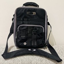 Oakley Black Vertical Computer Laptop Black Padded Messenger Bag Office picture