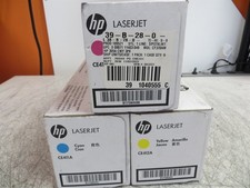New Lot of 3 HP CF370AM 305A Cyan Magenta Yellow Print Cartridge Sealed  picture