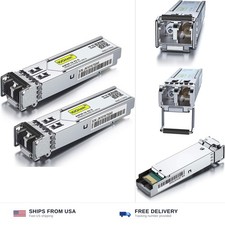 10Gtek 1.25G SFP 1000Base-SX Multimode LC Fiber Transceiver, 850nm MMF, 550m,... picture