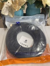 Choseal Cat7 Ethernet Cable 20M/25ft Flat Internet Network Computer Gold End New picture
