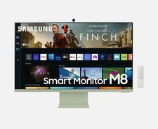 SAMSUNG M8 Series 32-Inch 4K UHD Smart Monitor & Streaming TV with Webcam picture