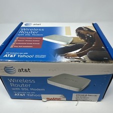 AT&T 2WIRE Gateway Wireless Router W/ DSL Modem 2701HG-B Bundle W/Wires & Power  picture