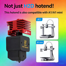 Upgrade Hard Steel Nozzle High Flow Hotend For Bambu Lab H2D H2S A1 A1 mini lot picture