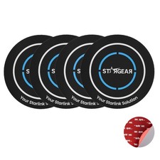 4PCS Magnetic Mount Plates for Starlink Mini/Gen 3 - Adhesive Metal Pads for Car picture