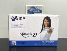 IDP SMART-21S Starter ID Printer Bundle plastic card printer color New Open Box picture