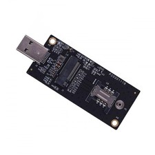CY Adapter NGFF M.2 Key-B WWAN to USB 3.0 Riser Card with SIM Black picture