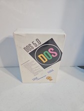 1992 Microsoft MS DOS 5.0 IBM 3.5 inch Diskettes IBM and Compatibles New Sealed picture