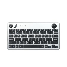 78 Keys Dual Mode Wireless Trackball Keyboard, Bluetooth 5.0 & 2.4G Wireless ... picture