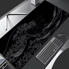 Japanese Art The Big Sea Wave Mouse Pad Large Surfer Gamer Desk Keyboard Mat picture