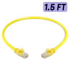 Yellow Cat6 Patch Cord Lan Internet Network Cat6 Cable Ethernet Router Cable LOT picture