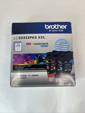 Brother LC30333PKS XXL INKvestment Tank Value Pack Ink C/M/Y 03/26 Date picture