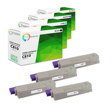 4Pk TCT For Okidata C810 C830 Compatible Premium Toner Cartridge Replacement picture