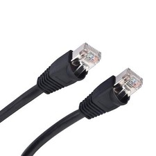 Outdoor Ethernet 20ft Shielded Solid Cat5e Cable Waterproof Buriedable Uv Resist picture