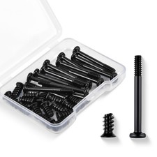 30PCS Computer PC Fan Screws Kit for 6-32X30Mm, M5X10Mm, Black picture