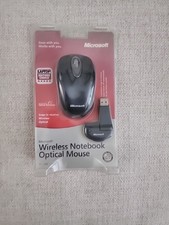 Microsoft Wireless Notebook Optical Mouse PC Windows Mac NEW NIB picture