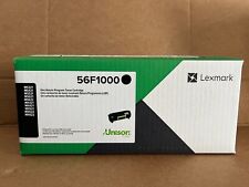 Lexmark 56F1000 Black High Yield Toner - NEW FACTORY SEALED - SHIPS FREE picture