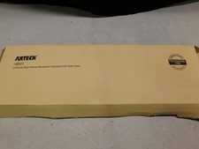 Arteck HB323 Universal Multi Device Bluetooth Keyboard with Palm Rest  (UP) picture