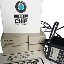 Blue Chip BCD/5.25 Floppy Disk Drive PSU Manual Software Commodore Powers On picture