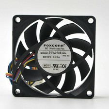 1 PCS FOXCONN 7015 PVA070E12L 12V 0.20A 7cm hydraulic PWM silent fan 4-pin picture