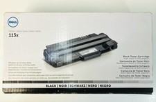 Dell 113x Black Toner Cartridge High Yield 2500 Pages Genuine Sealed picture