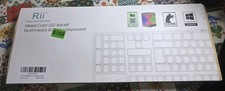 Rii Real Internet Idea Mixed Color LED Backlit Multimedia Gaming Keyboard New picture