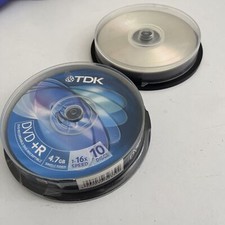 *New* TDK DVD+R 10-Disc Blank + Verbatim 9-Disc Blank picture