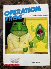 Operation: Frog Scholastic Software PC MS-DOS Educational Video Game 5.25