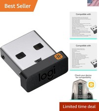 Compact USB Unifying Receiver - Perfect for Gaming and Business with 33ft Range picture
