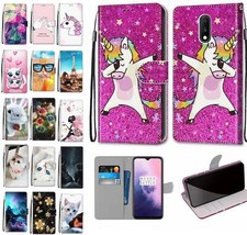 Flip Cat Unicorn Flower Card Wallet Cover Case For S25 Edge S24 FE S23 Ultra picture