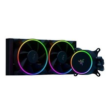 Razer Hanbo Chroma RGB AIO CPU Liquid Cooler 240mm (aRGB Pump Cap) Black picture
