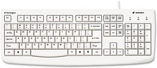 Kensington Pro Fit USB Washable Keyboard, White (K64406US) picture