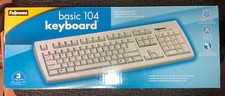 Vintage Fellowes 104 Keyboard 99148 in original packaging BRAND NEW - PS2 picture