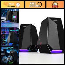 High-Quality Computer Gaming Speakers for Desktop PC - Enhanced Sound & Bass picture