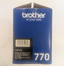 Brother Genuine TN770 Super High Yield Black Toner Cartridge Open Box OEM picture