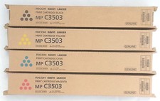 Genuine Ricoh Savin Lanier Toner SET  MPC3503  841813 841814 841815 841816 picture
