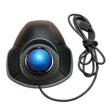Kensington K72337US m01555 Orbit Trackball Mouse - Black Blue Ball Scroll Ring picture