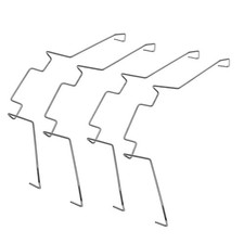 4x CPU Fan Fixing Clips for 12cm Radiator Stainless Steel Wire Buckle picture