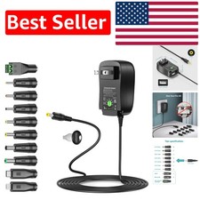 Compact 41W Universal AC Adapter with USB and Short Circuit Protection Features picture
