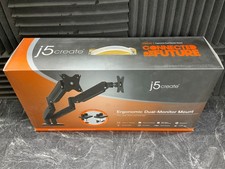 j5create Ergonomic Dual Monitor Mount JTSA102 ✨❤️✨👀  OPEN BOX ✨❤️✨👀 picture