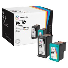 LD Reman Replacements for HP 96 Black & HP 97 Color Ink Cartridge 2PK picture