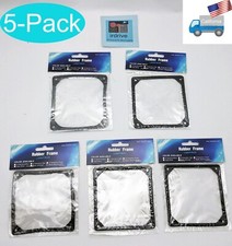 5-Pack: NEW Lamptron UV Sensitive Black Anti-Vibration/Noise Pad for 90/92mm Fan picture
