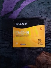 Sony DVD-R Blank Discs 4.7GB 120 Min 10 Pack Resealed By Best Buy (B1) picture
