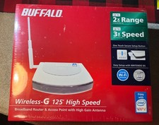 (Sealed)BUFFALO Wireless - G 125 * High Speed Router & Access Point with HGA picture