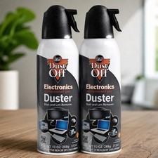 Dust-Off Electronics Compressed Air Duster 10 oz Cans – 2 Pack |  picture