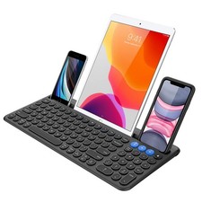 Wireless Bluetooth Keyboard for Windows iOS Android Multi Functional Cradle picture