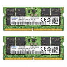 Samsung 64GB Kit 2x32GB DDR5-5600 PC5-44800 SO-DIMM RAM M425R4GA3EB0-CWM0L picture